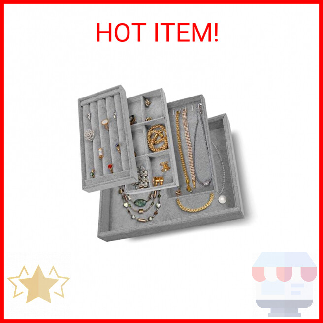 Jewelry Drawer Organizer Tray for Efficient Storage and Display-image
