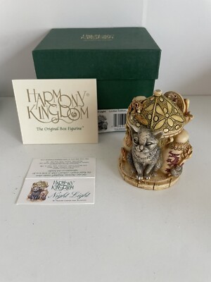 Harmony Kingdom Night Light Cat Figurine Box Limited Edition Ann Richmond w/COA