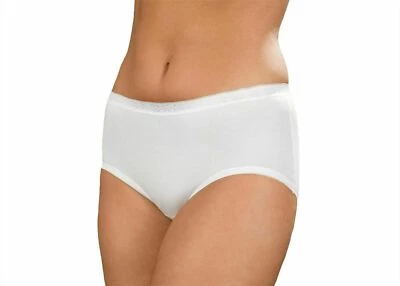 LA MARQUISE 3, Pairs Ladies Maxi Comfort Smooth Cotton Maxi Briefs Maxi Knickers