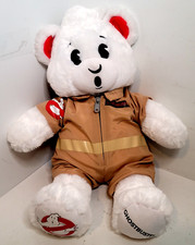 Build-A-Bear Ghostbusters 18" White Teddy Bear Plush W/Outfit EUC Fast Shipping