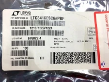 LTC3410ESC6#PBF LINEAR TECH IC REG SYNC 1.2V 300MA SC70-6 ROHS 4 PIECES