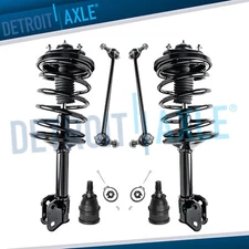 AWD Front Struts w/ Coil Spring Sway Bars Ball Joints for Acura MDX Honda Pilot