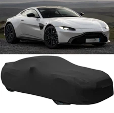 For Aston Martin Vantage 1972-2022 Indoor Stretch Satin Full Car Cover Custom