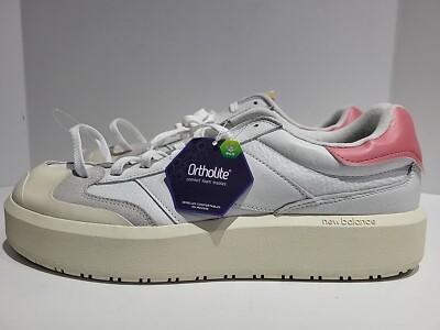 New Balance CT302 Casual Sneakers White Beige Pink Men's 13 CT3020C New/Scuffed 