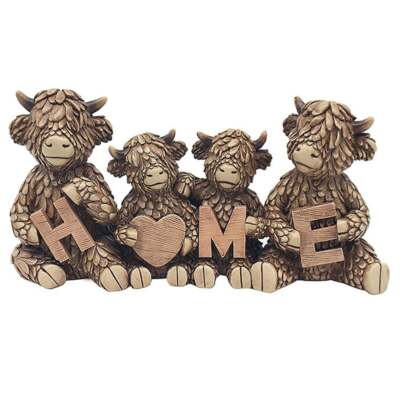 Lesser & Pavey Hughie Highland Cow Ornament - Home LP74105