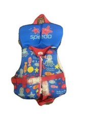 NEW Blue Pink Speedo Infant Aquaprene Personal Flotation Device - Up To 30 Lbs