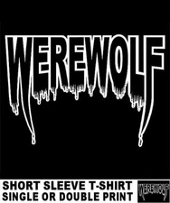 WILD WOLF LYCAN FULL MOON GOTHIC IMMORTAL DEMON TWILIGHT WEREWOLF T-SHIRT ET24