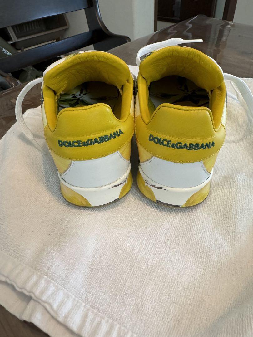 Used Dolce & Gabbana Lemon Sneakers 6.0US - Luxury Casual