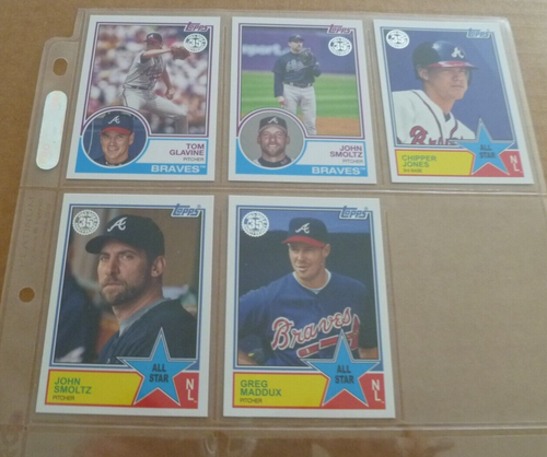 2018 Topps Atlanta Braves Team Set 76 cartas diferentes con insertos Ronald Acuña RC - Imagen 15 de 15