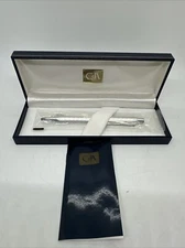 Caran d'Ache Palladium-coated Ecridor Retro Ballpoint Pen 890.487 New Sealed