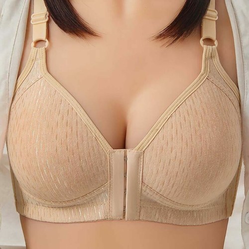 Damen Push Up BH ohne Bügel Frontverschluss Dessous BH Weste Bralette Unterwäsche. - Bild 15 von 29
