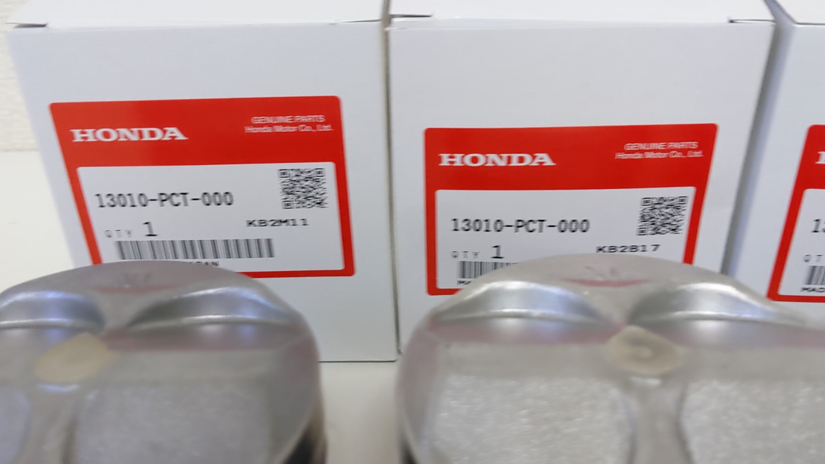 プリン 13010-PCT-000 HONDA CIVIC TYPE-R EK9 B16B GENUINE PISTON 4 PEACE