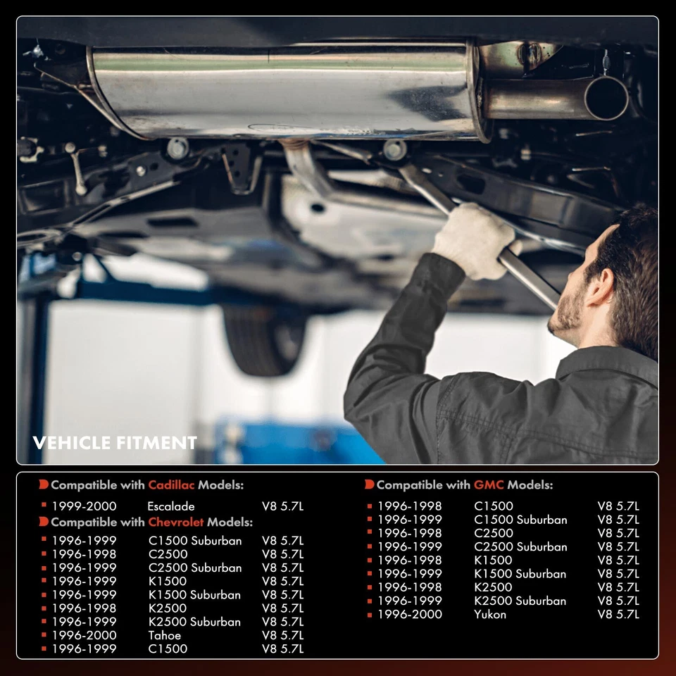 Catalytic Converter for Cadillac Escalade 1999-2000 Chevy C1500 Tahoe GMC Yukon - Image 2 of 4