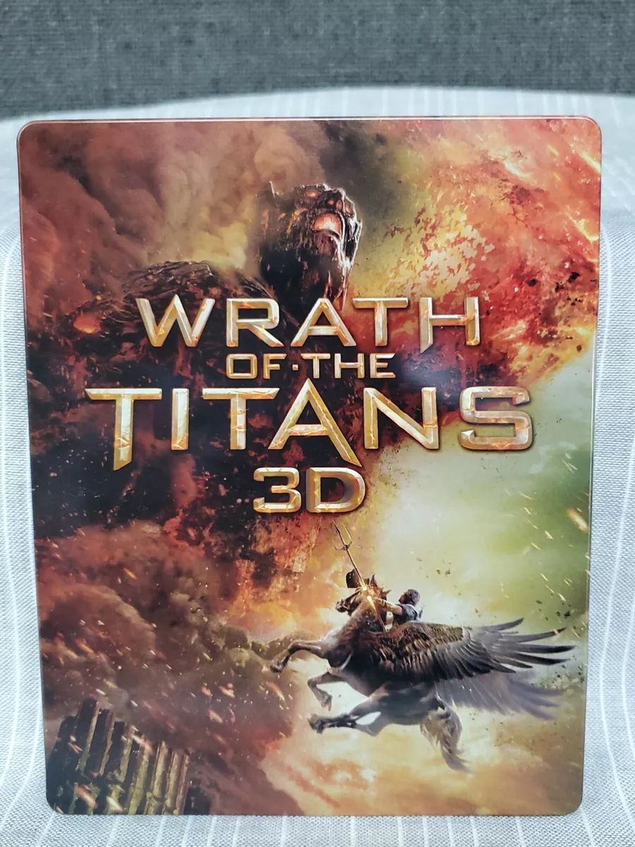 Wrath of the Titans 3D Steelbook (3D Blu-ray/Blu-ray/DVD,3 Disc Set)