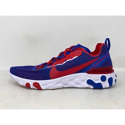 Nike React Element 55 New York Giants Sneakers, Size 11.5 CK4876-400