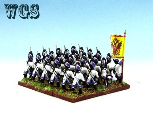 15 mm WGS Guerra de los Siete Años SYW Granadero austriaco pintado AA17 - Imagen 5 de 6
