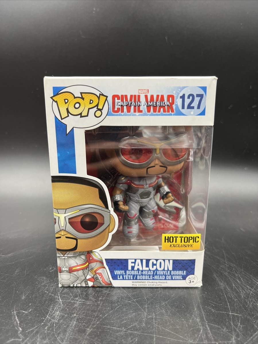 Funko Pop Marvel Civil War Falcon 127 Hot Topic Exclusive