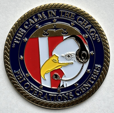 FBI HQ OCCO Operations Center Coordinating Office Challenge Coin