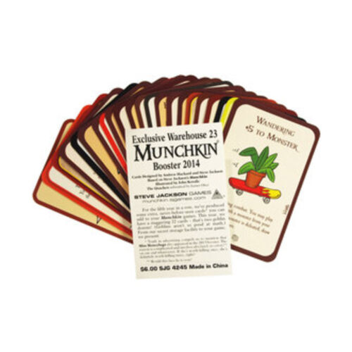 SJG Munchkin Exclusive Warehouse 23 Munchkin Booster 2014 Bag NM - Picture 1 of 1