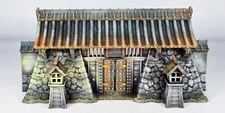 Feudal Japanese Gatehouse 28mm DnD, Wargame, Skirmish Tabletop 3d Printed
