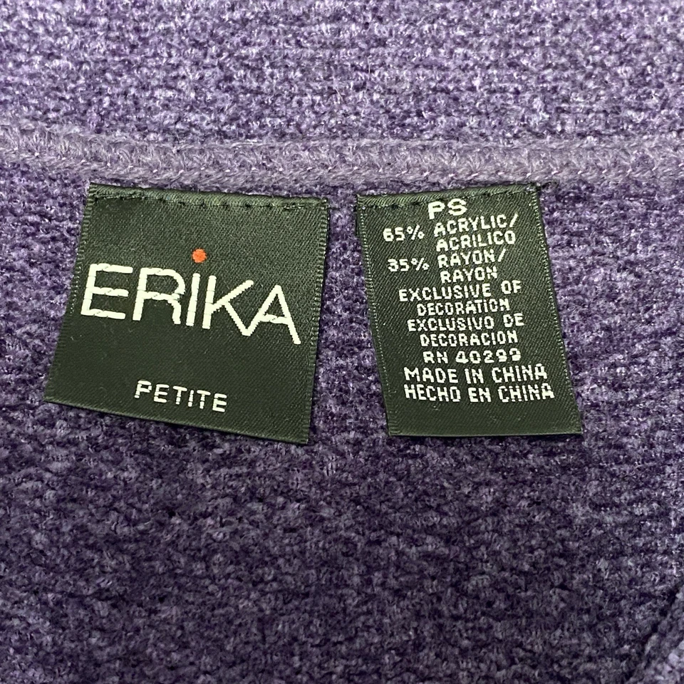 Suéter Erika Mujer Pequeño Suave Talla PS-cuello en V Foto 4 de 4