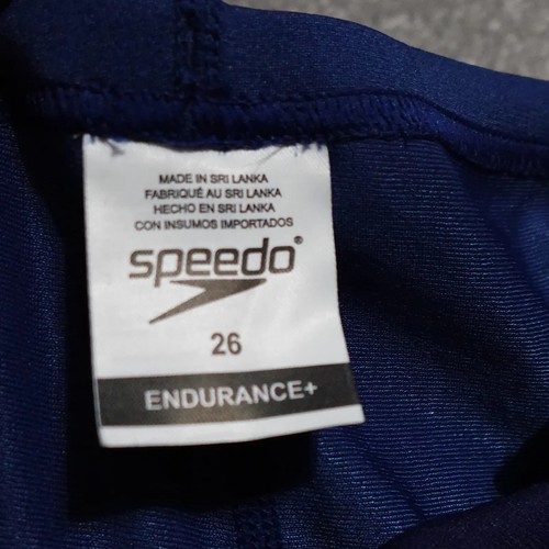 Speedo Endurance Swimwear Boy's XS Blue Elastic Waist Drawstring Stretch - Picture 3 of 15