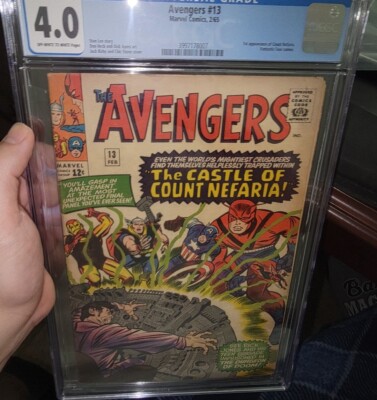 Avengers #13 CGC 4.0 Key 1st Appearance Count Nefaria & Fantastic Four ...