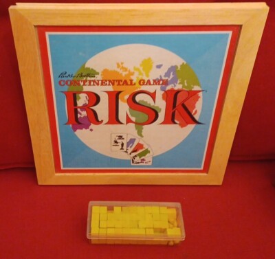 Risk Ebay Risk Continental Game Wooden Box 2003 Replacement Yellow Army Parker ...