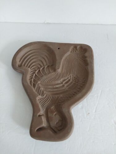 HARTSTONE POTTERY USA Cookie Mold Rooster Chicken Figure - Picture 1 of 4