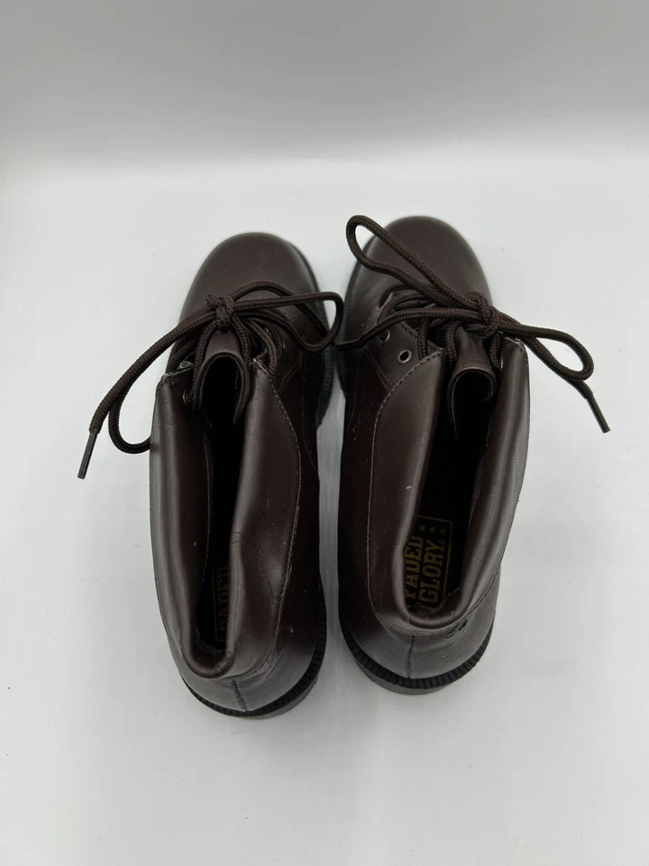 Faded Glory Women's Katina Brown Boots Lace Up Booties Vintage 90’s Size 7 1/2 - Image 3 of 4