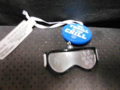 Hallmark ''Thrill Of The Chill Ski Googles/Glasses'' Ornament NWT