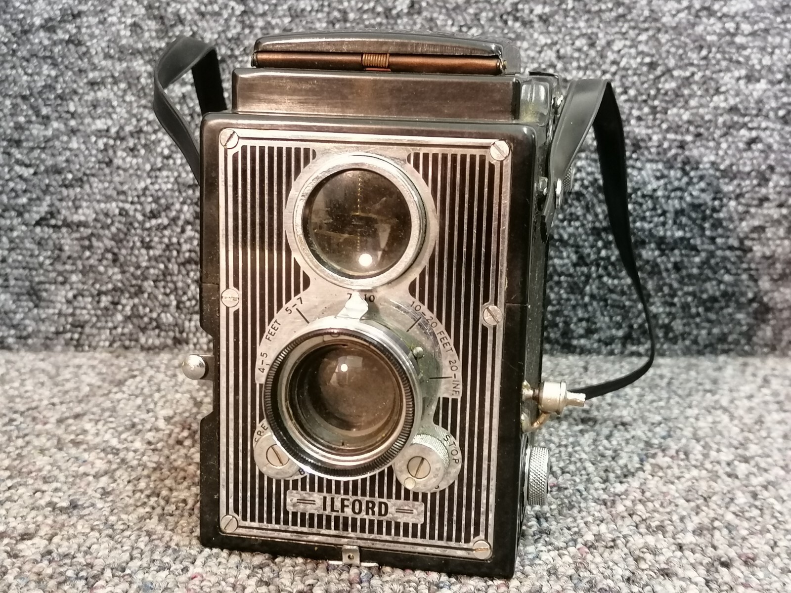 Vintage Ilford Craftsman TLR Medium Format Box Camera eBay