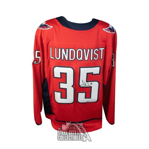 Henrik Lundqvist Autographed Capitals 