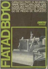 Manuale ricambi trattore cingolato Fiat AD10 e BD10