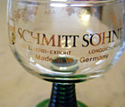 Bockling Valckenberg 1786,(1) & Schmitt Sohne wineglass, green beehive stem(2) 3 — photo 6