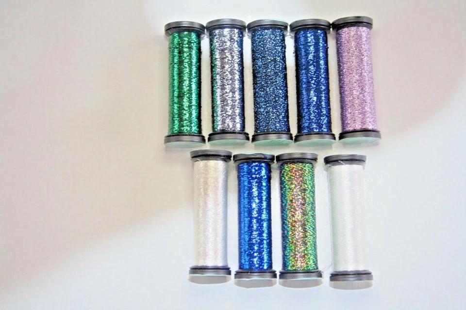 Kreinik Blending Filament Metallic YOU CHOOSE YOUR COLORS 50 meters 55.6 yds NEW - Image 2 of 4