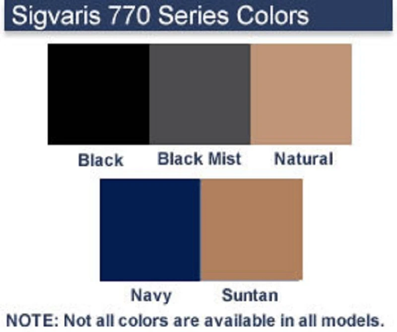 Pantimedias para mujer Sigvaris 770 verdaderamente transparentes 20-30 mmHg - TALLAS - COLORES Foto 3 de 4