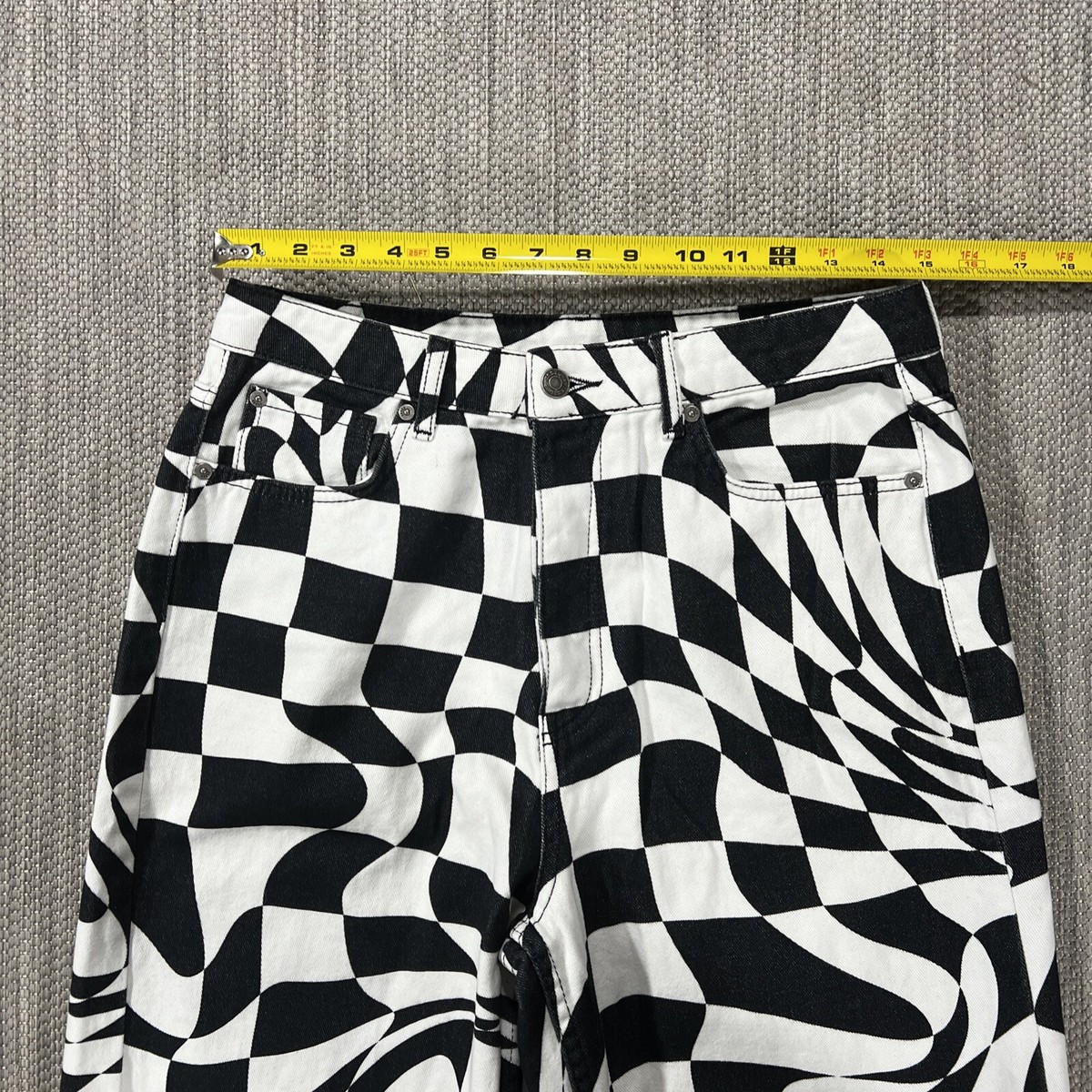 Jaded London Pants Women's Size 30X31 White Black Hip Hop Jaded London Pants Women's Size 30X31 White Black Hip Hop
