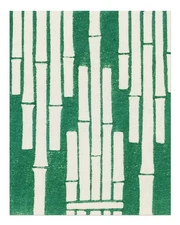 Elegant Bamboo Pattern Wall Art Poster - Nature-Inspired Decor