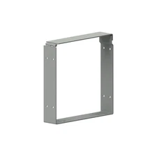 WIEGMANN C0606 Wireway,Connector,6x6 Sq In,Steel,Gray 2VE54