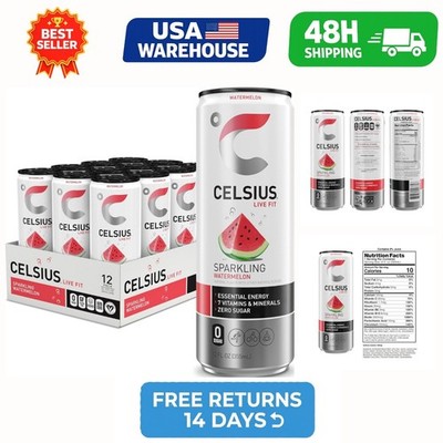 Ultimate Pre-Workout Raspberry Acai Green Tea Energy Drink - 12 Pack of 12 Fl Oz