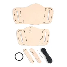 BULLSEYE MINIMAL LEATHER HOLSTER KIT for most LARGE FRAME AUTOMATICS by TANDY