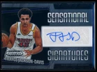 2024-25 Panini Prizm Black Sensational Signatures Trayce Jackson-Davis Auto 1