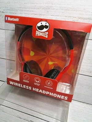 Wireless Bluetooth Adjustable Headphones With Cushioned Ear Cups Pringles