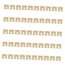 50-Pack Kraft Paper Bread Bag Clips   Plastic-Free Bag Closures for Bread and