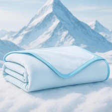 Zonli Premium Cooling Blanket for Dogs-Lightweight Fluffy Pet Throw Bed Cov...