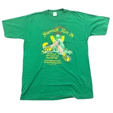 Vintage 1984 Sportswear T-Shirt Size Medium “Shamrock Run ‘84” Single Stitch