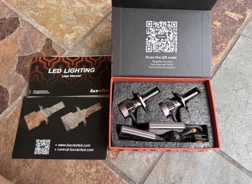 LUXSTER 2024 Punisher40,000LM H4 LED Headlight Bulbs, Ultra-Bright TalonLED