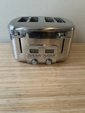 All Clad 4 Slice Toaster TJ824 Stainless Steel 1800 Watt 6 Settings