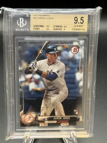 2017 Bowman Aaron Judge Rookie Card BGS 9.5